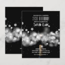 Buscar charla invitaciones Blanco y negro