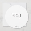 Buscar círculo blanco invitaciones Moderno