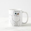 Buscar gatito persa tazas Azul