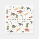 Buscar dinosaurios servilletas Uno salvaje