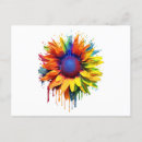 Buscar girasoles abstractos postales Flores