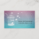 Buscar ave tarjetas de visita Vintage