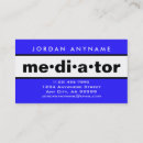 Buscar mediador tarjetas de visita Mediación