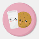Buscar galletas y leche imanes Kawaii