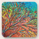 Buscar naturaleza posavasos Colores brillantes
