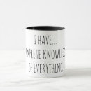 Buscar sabelotodo tazas Sarcasmo