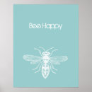 Buscar abejas posters Blanco
