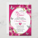 Buscar la mariposa invitaciones quinceañera Elegante chica quinceanera invitar