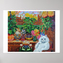 Buscar gatos blancos posters Amante de los gatos