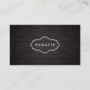 Buscar namaste tarjetas de visita Meditación