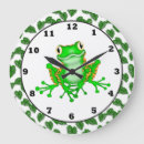 Buscar rana verde relojes de pared Árbol