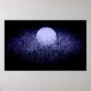 Buscar iluminado por la luna posters Árboles