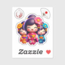 Buscar geishas pegatinas Geisha chica