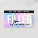 Buscar relleno tarjetas de visita Salón de belleza
