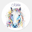 Buscar caballos bonitos pegatinas Caballo blanco