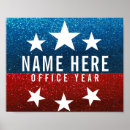 Buscar campaña posters Blanco rojo y azul