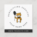 Buscar teddy bear tarjetas de visita Cuidado infantil
