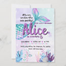 Buscar little mermaid invitaciones Sea