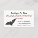 Buscar vampiros tarjetas de visita Espeluznante