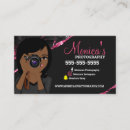 Buscar lente tarjetas de visita Negro