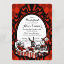 Buscar reina roja invitaciones Gótico