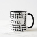 Buscar houndstooth tazas Monograma