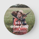 Buscar vidrio relojes de pared Para ella