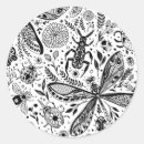 Buscar libélula azul pegatinas Floral