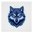 Buscar diseño del lobo posters Diseño de animal