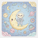 Buscar luna sonriente pegatinas Para niños