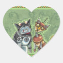 Buscar funny corazon pegatinas Perro