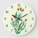 Buscar vegetal relojes de pared Para ella