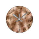 Buscar estampado leopardo relojes de pared Elegante