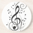 Buscar nota musical posavasos Músico