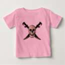 Buscar pirata bebe camisetas Calavera