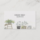 Buscar planta tarjetas de visita Vegetación