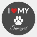Buscar samoyed pegatinas Cachorro