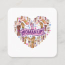 Buscar mujer fuerte tarjetas de visita Mujeres