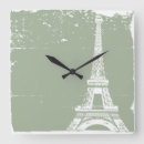 Buscar torre eiffel relojes de pared Francia