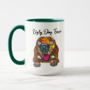 Buscar perro pintado tazas Pintado a mano