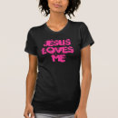 Buscar jesús me ama camisetas Cristianismo