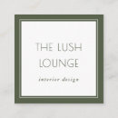 Buscar diseño la moda de tarjetas de visita Verde