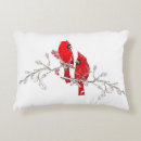 Buscar cardenales cojines Cardenal rojo