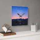 Buscar tejer relojes de pared Azul