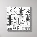 Buscar ciudades lienzos Rascacielos