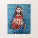 Buscar corazones sagrados puzzles Cristiano