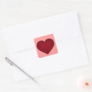 Buscar heart cuadradas pegatinas Corazón