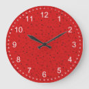 Buscar mariquitas relojes de pared Rojo