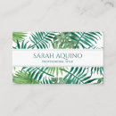 Buscar hojas tarjetas de visita Verde