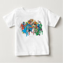 Buscar logo bebe camisetas Justice league heroes